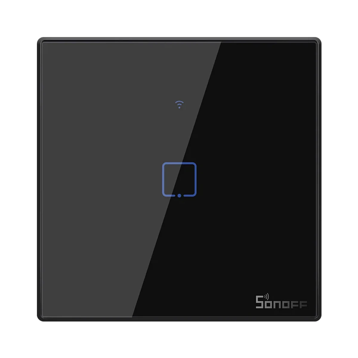 Sonoff TX T3EU1C întrerupător tactil Wi-Fi, 1 canal, sticlă neagră