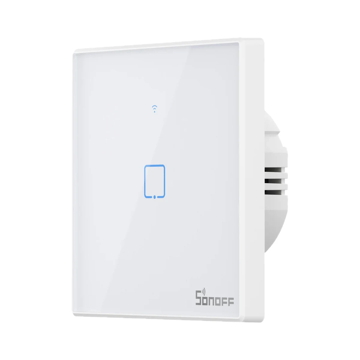 Sonoff TX T2EU1C întrerupător tactil Wi-Fi, 1 canal, alb