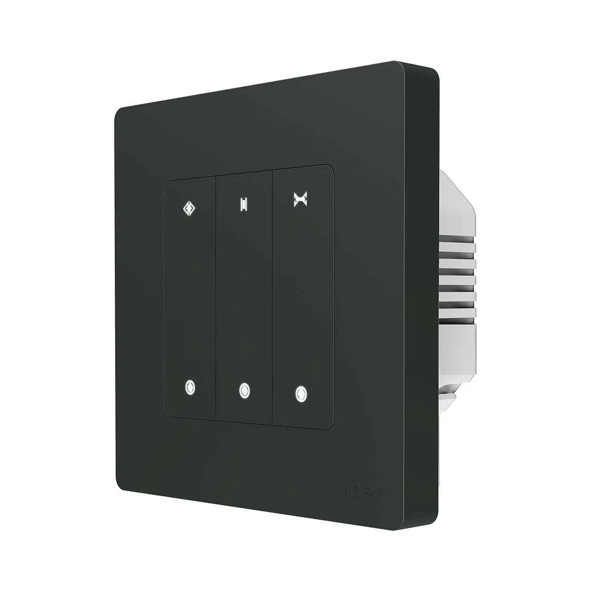 Moes Star Ring ZS-SR-EUC întrerupător Zigbee+RF pentru perdele, 3 A, gri