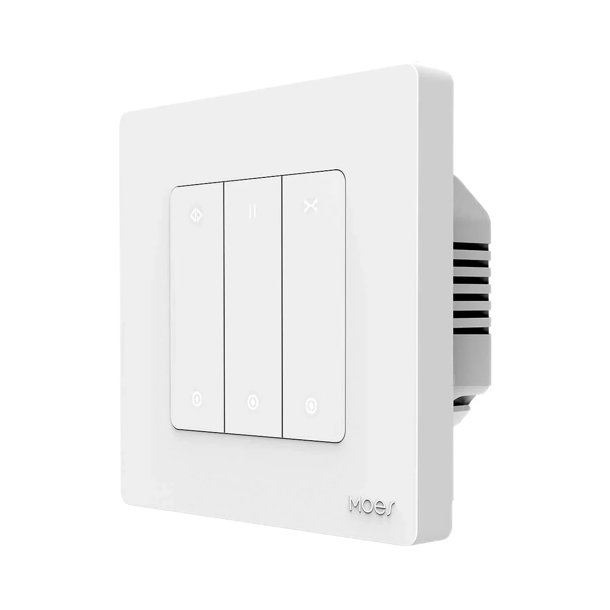 Moes Star Ring ZS-SR-EUC întrerupător Zigbee+RF pentru perdele, 3 A, alb