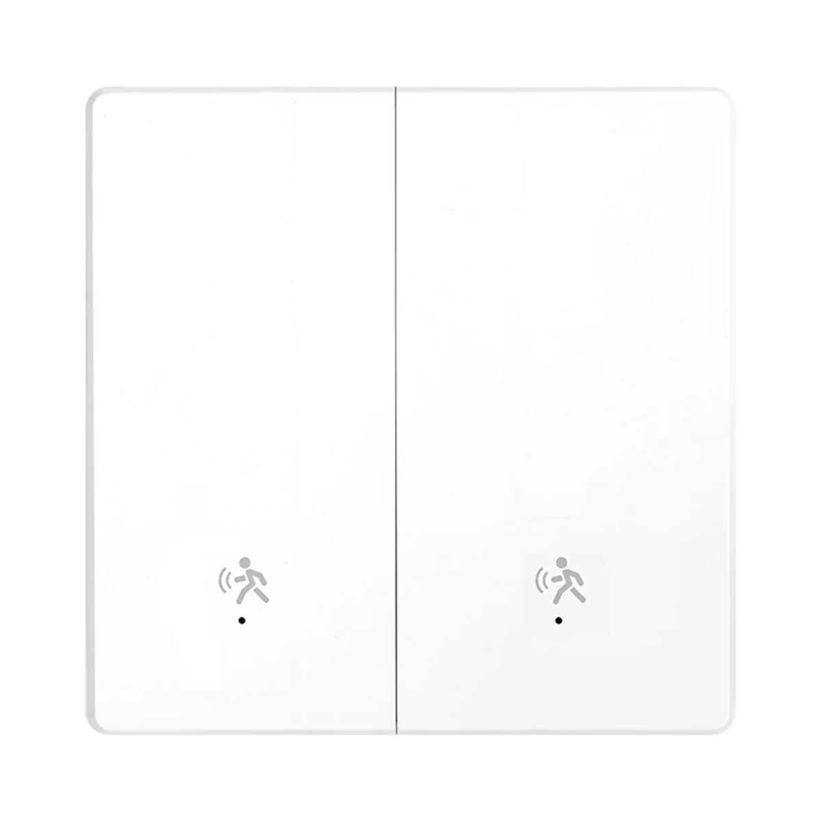 Moes SVL01-Z întrerupător Zigbee cu 2 taste și radar de prezență 10 GHz, alb