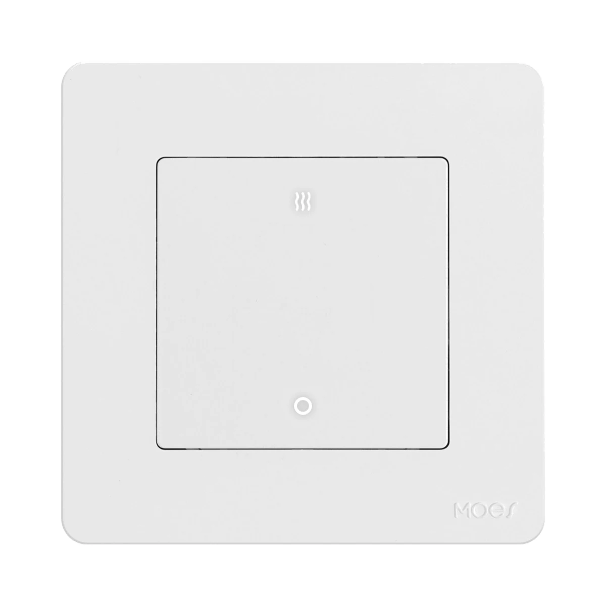 Foto de la producător (serie): Moes ZS-SR-EUB Star Ring întrerupător Zigbee boiler/AC 20A cu contor, alb