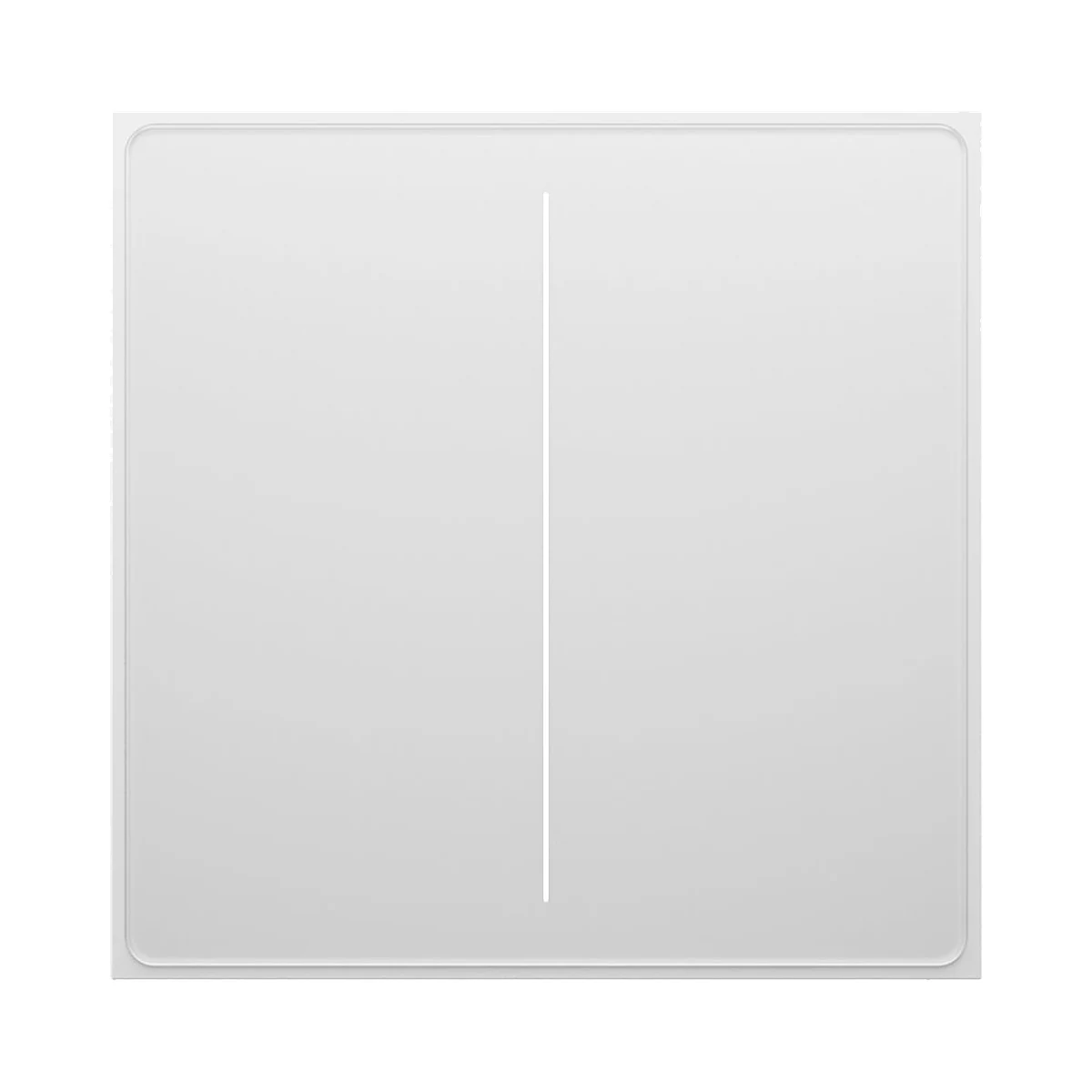 Foto de la producător (serie): Moes Star Feather ZS-SF-EU2 întrerupător tactil Zigbee, 2 canale, necesită nul, alb