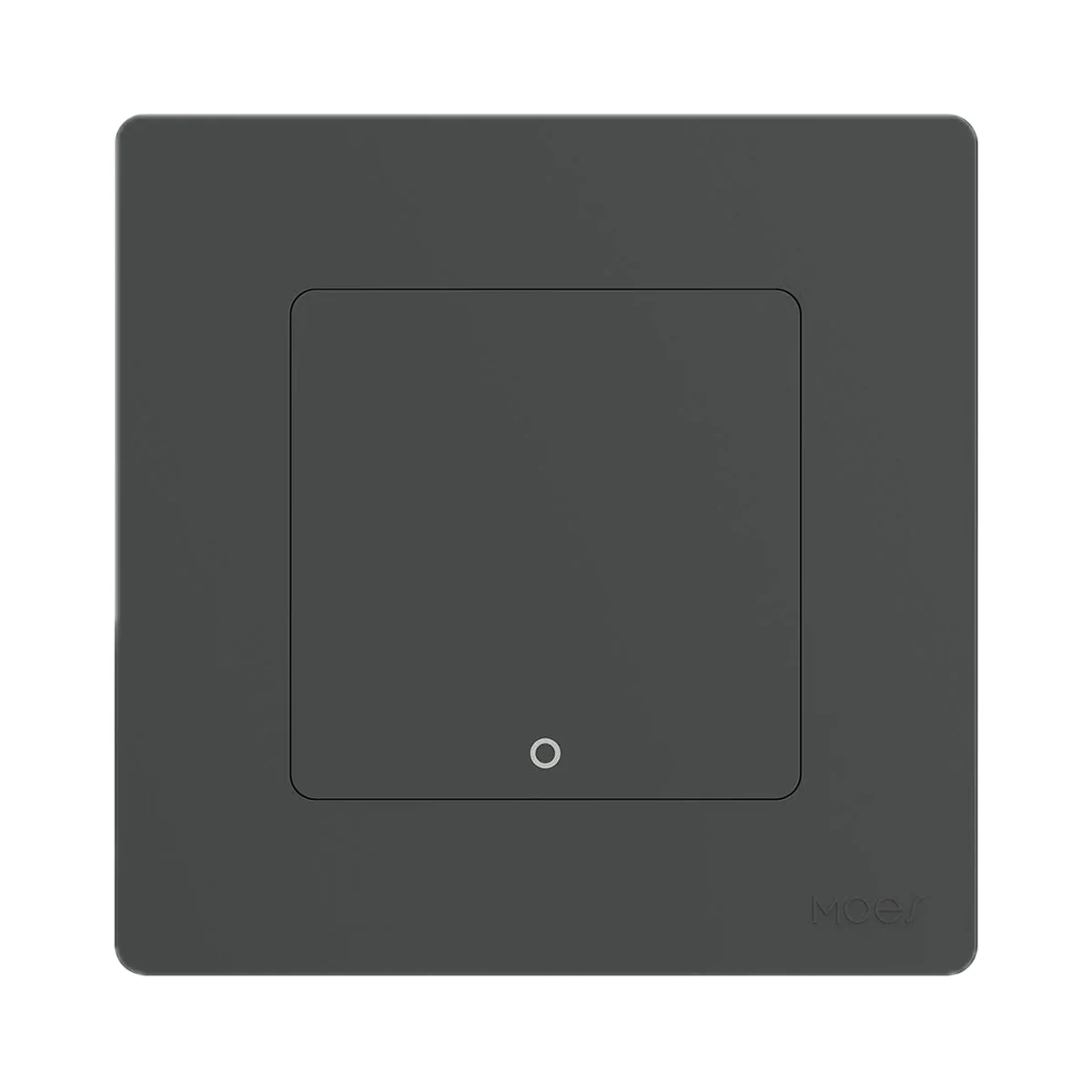 Foto de la producător (serie): Moes Star Ring ZS-SR-EU1-LN întrerupător Zigbee 1 clapă, nul obligatoriu, gri