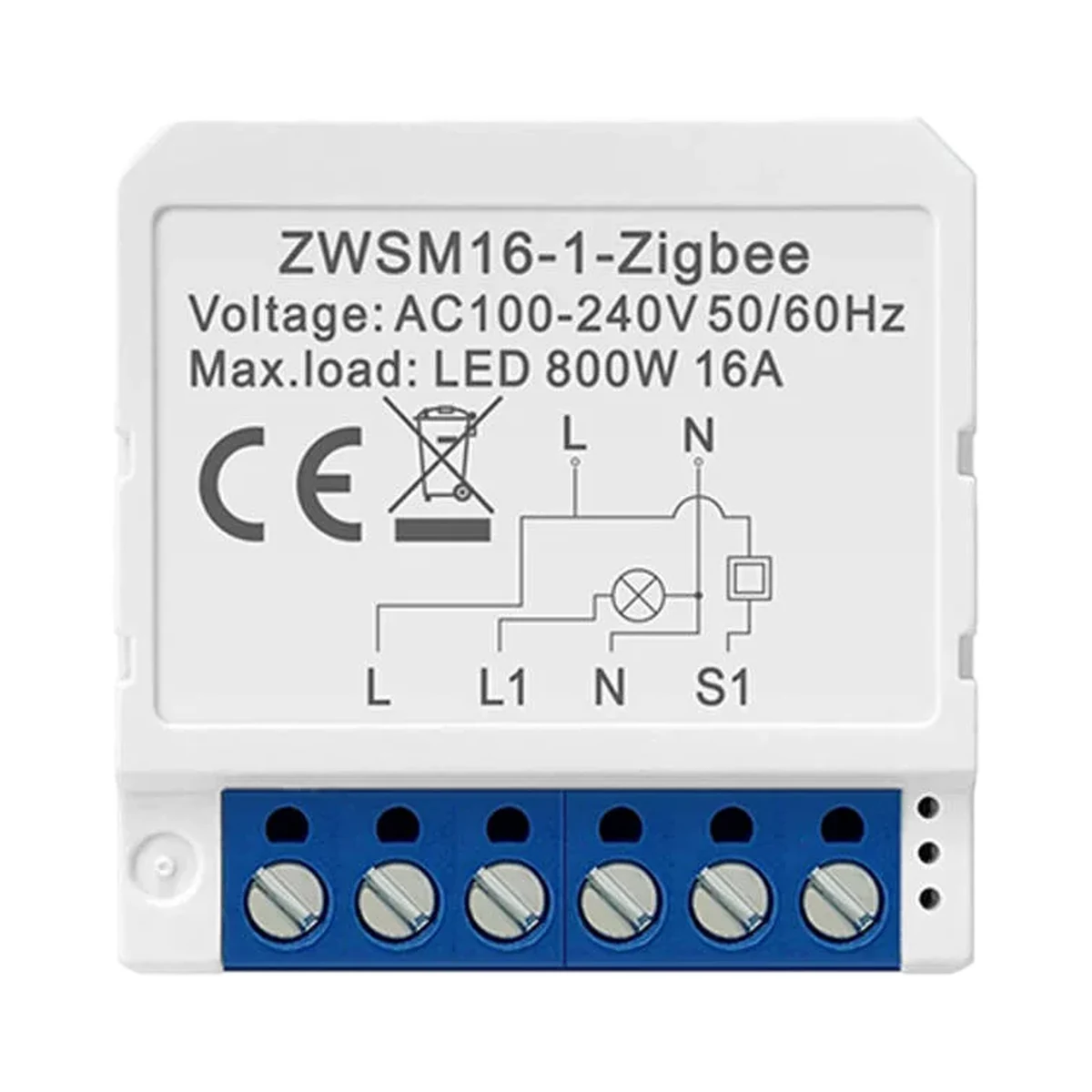 Foto de la producător (serie): Avatto ZWSM16-W1 modul releu Zigbee cu 1 canal, în doză
