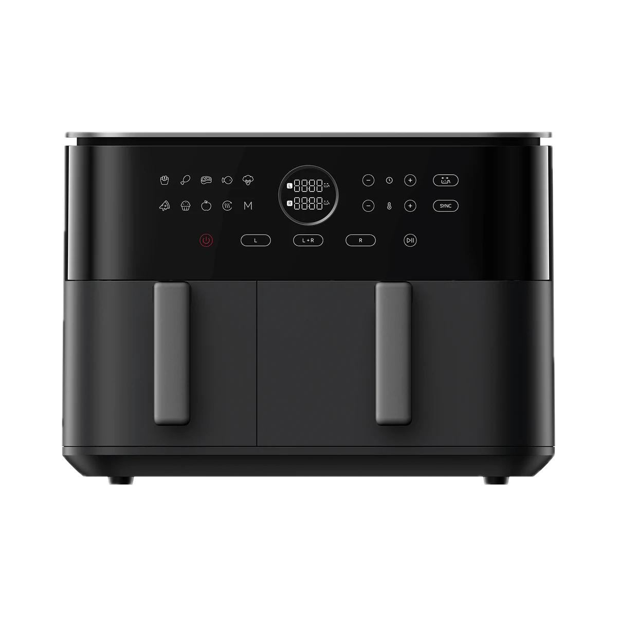 Friteuză cu aer cald Xiaomi Dual Zone 10 L MAF-D1001, neagră
