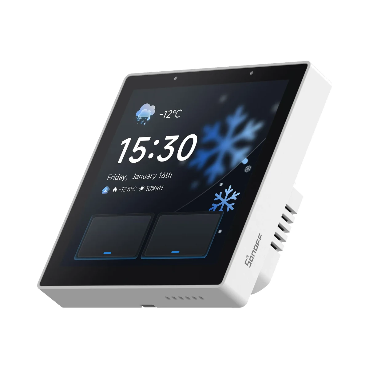 Sonoff NSPanel Pro Gen2 panou tactil 3,95″ cu 2 relee, gateway Zigbee și Matter, alb