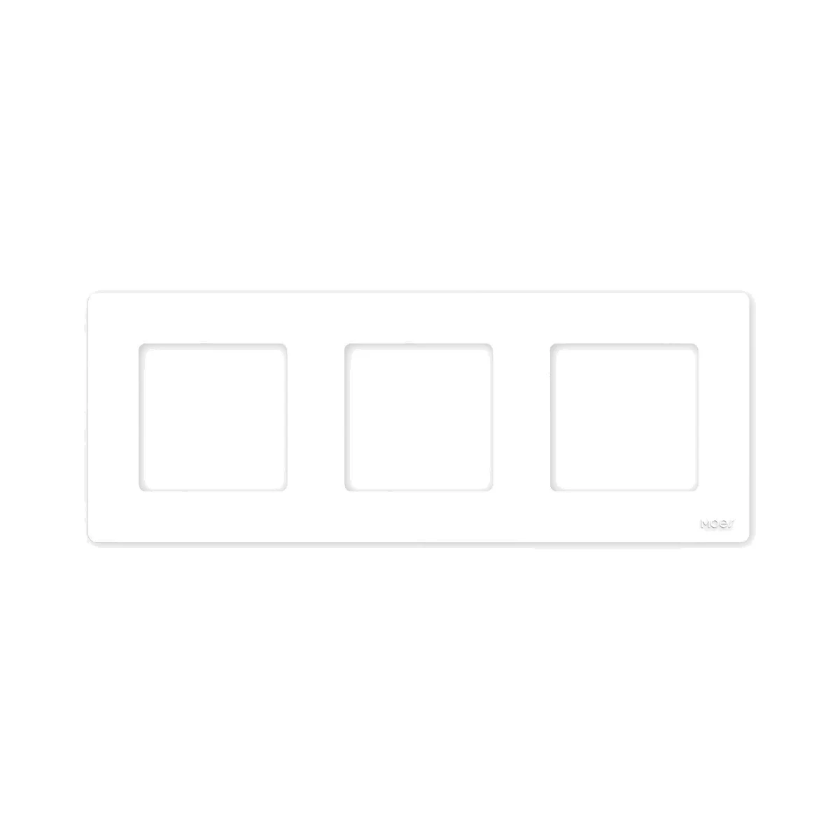 MOES Star Ring PP-SR-EU3P-WH-MS ramă cu 3 posturi, albă