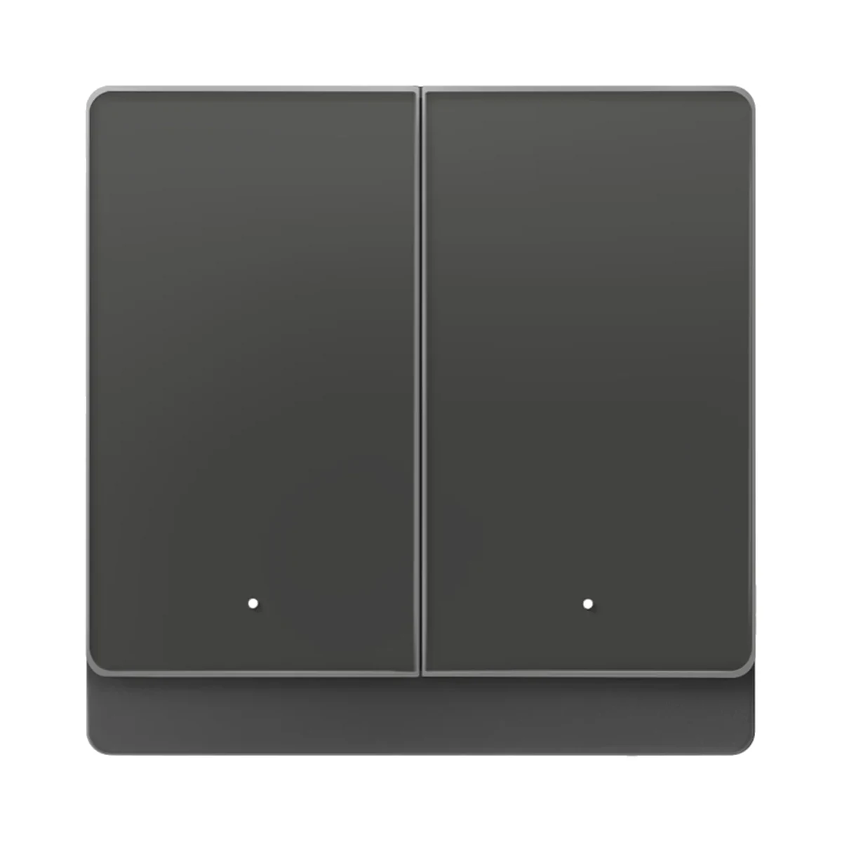 Foto de la producător (serie): Yeelight Pro D întrerupător inteligent 2 clape, 16 A, Bluetooth Mesh, cu sau fără nul, gri
