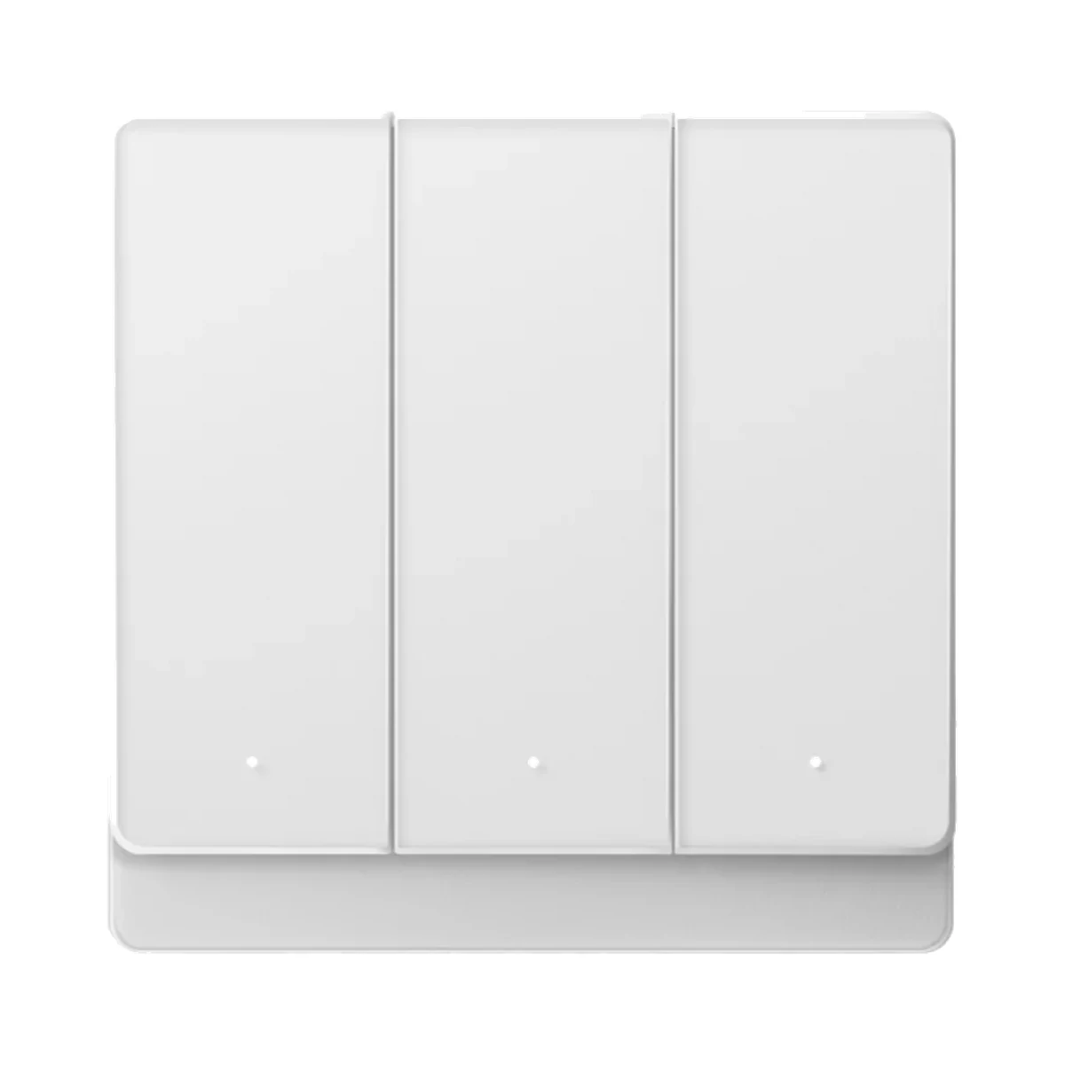 Yeelight Pro D întrerupător inteligent 3 clape, 16 A, Bluetooth Mesh, cu sau fără nul, alb